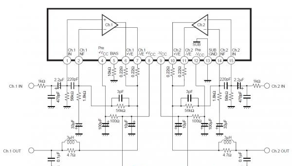 STK402-020…STK402-120 için DIY amplifikatör
