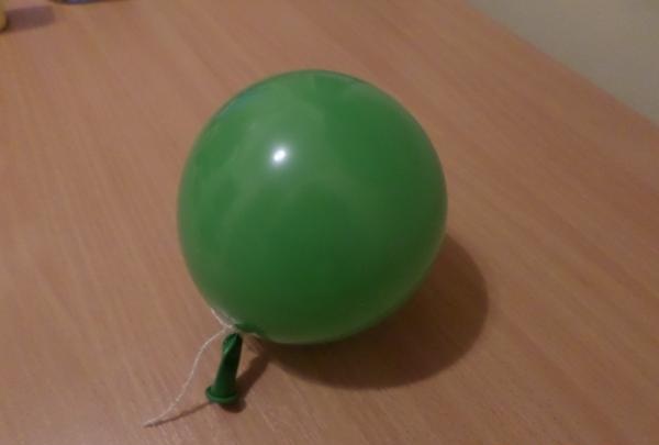 Aufgeblasener Ballon