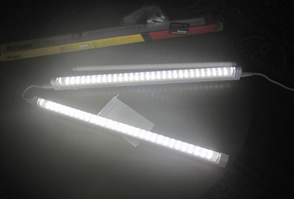 Lâmpada LED em funcionamento