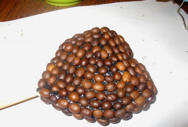 залепващи кафеени зърна