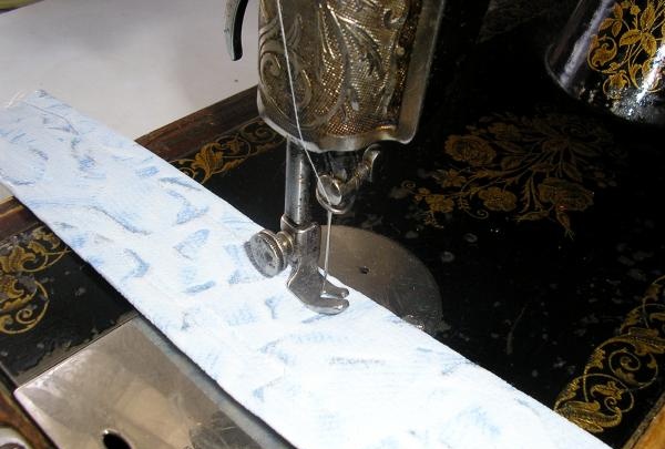 costurar em uma máquina de costura