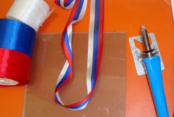 Patriotic ribbon for Victory Day