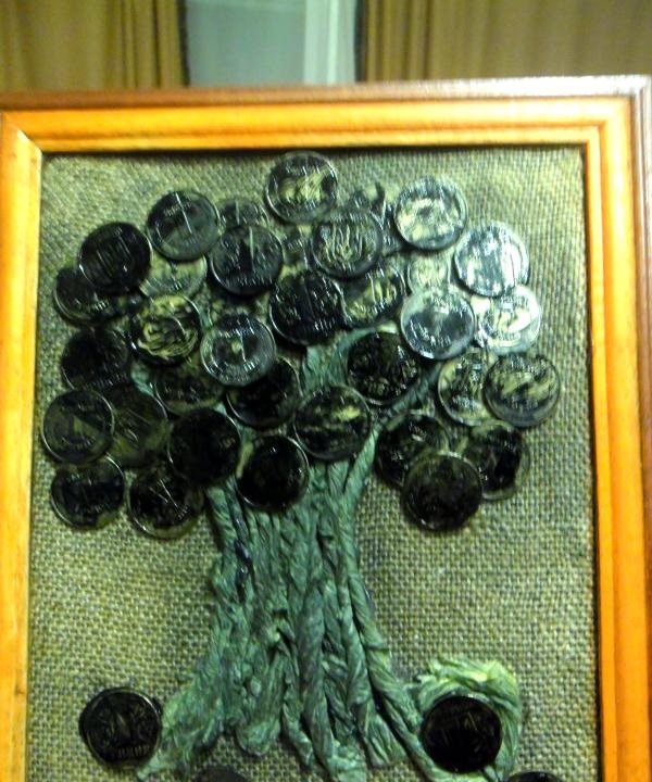 рисуване парично дърво