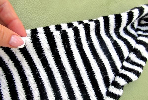 Επαναφορά ενός παλιού πουλόβερ και κάλτσες