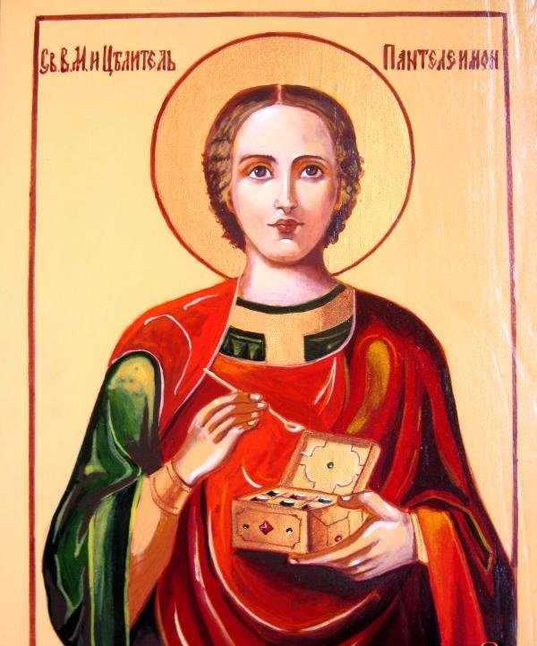 ikona svatého léčitele Panteleimona
