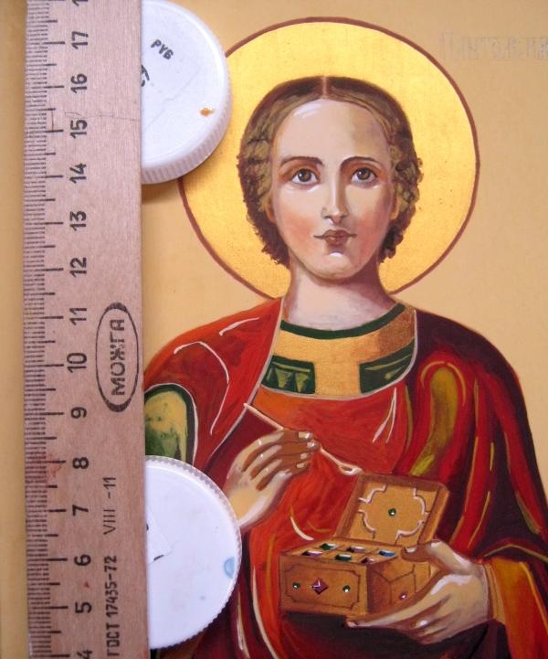 svētā dziednieka Panteleimona ikona