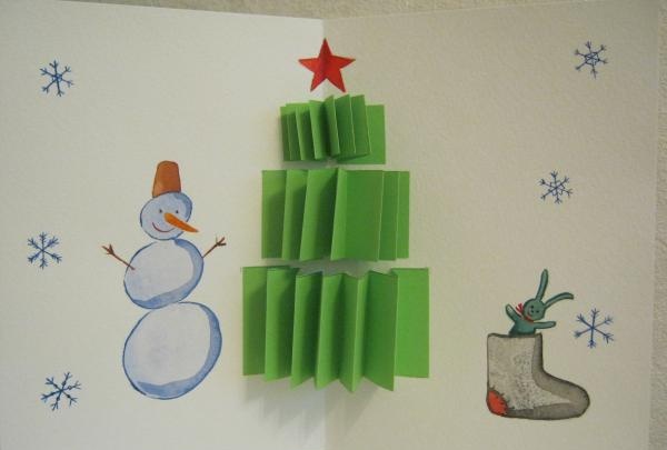 Vánoční strom pohlednice