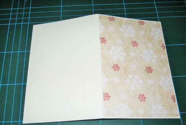 Újévi kártya hó vintage