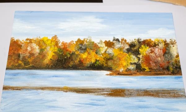Pintura a óleo Sopro de Outono