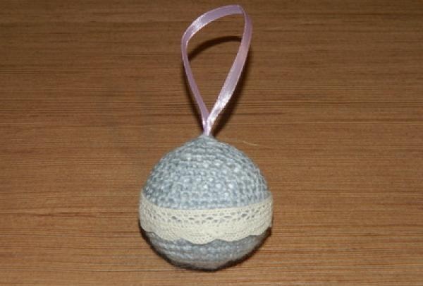 Christmas toy Knitted ball