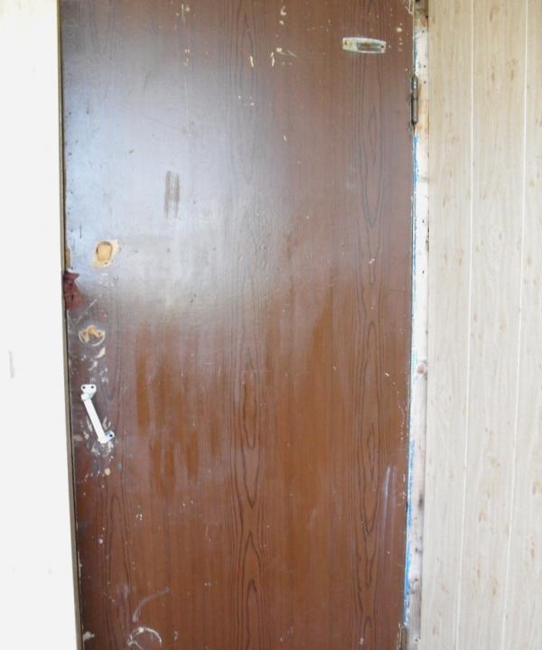 διακόσμηση μιας παλιάς πόρτας