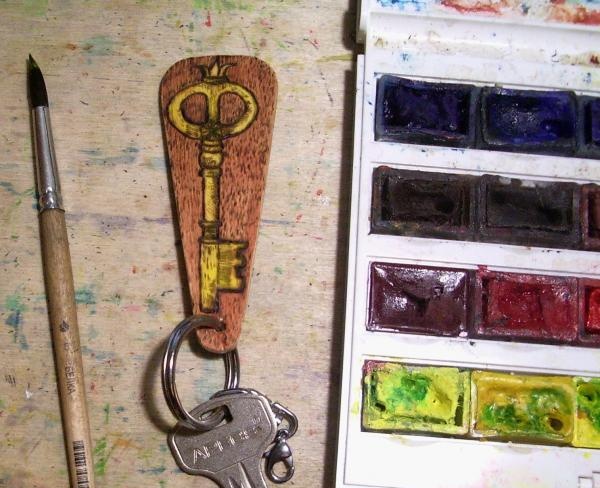 Schlüsselanhänger im Vintage-Stil