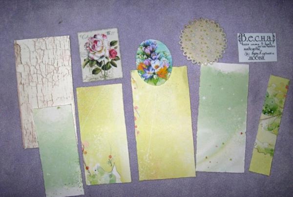 Cutie de cărți poștale în stil shabby chic