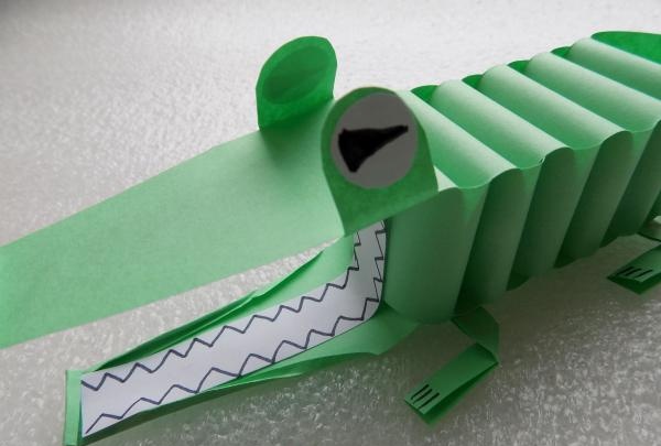 Paper crocodile