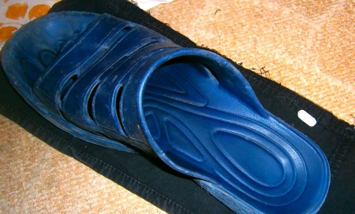 Как да си направим чехли от джапанки