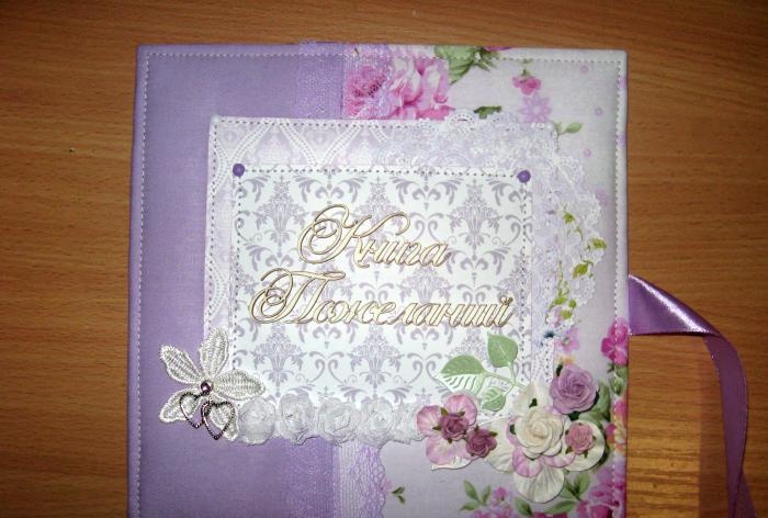 Album book of wedding wishes