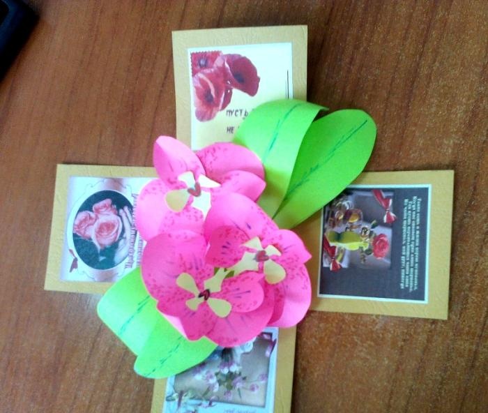 Caixa sorpresa d'orquídies