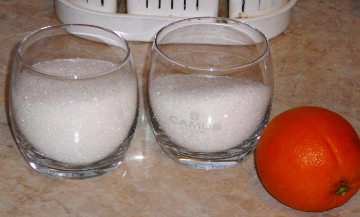 Kandierte Orangenschalen ohne Öl