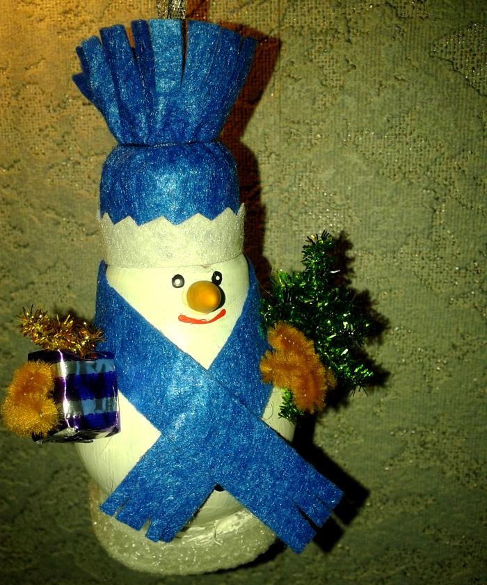 ตุ๊กตาหิมะทำจากหลอดไฟ