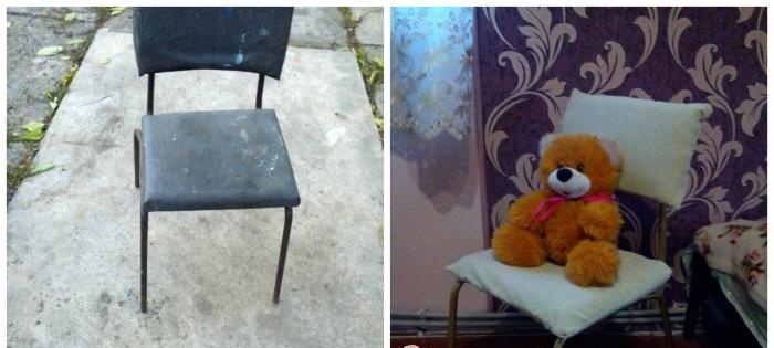 Senos kėdės restauravimas