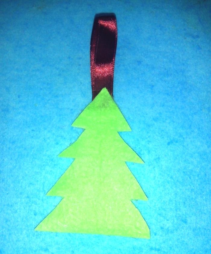 Christmas tree na gawa sa viscose napkin
