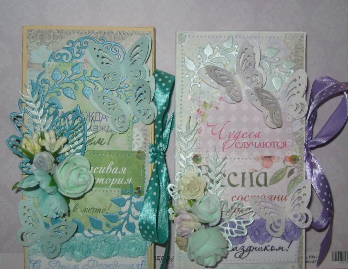 Spring cards from Chocolate Girls