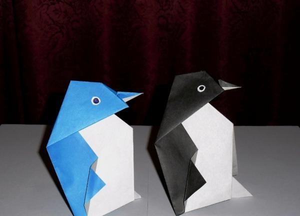 Papieren pinguïn