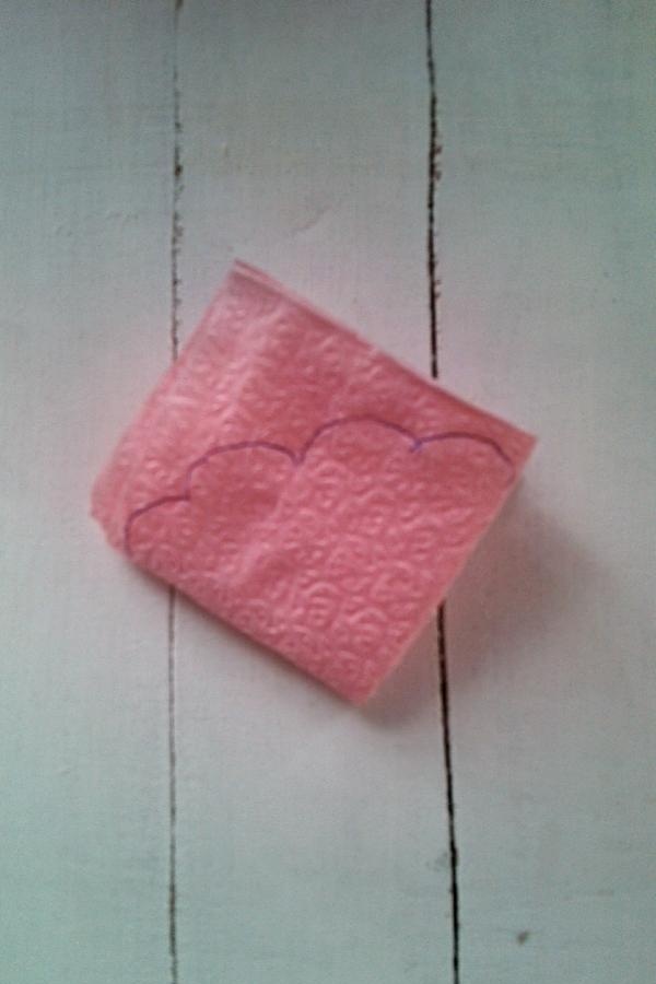 זר סוכריות עשוי מפיות נייר