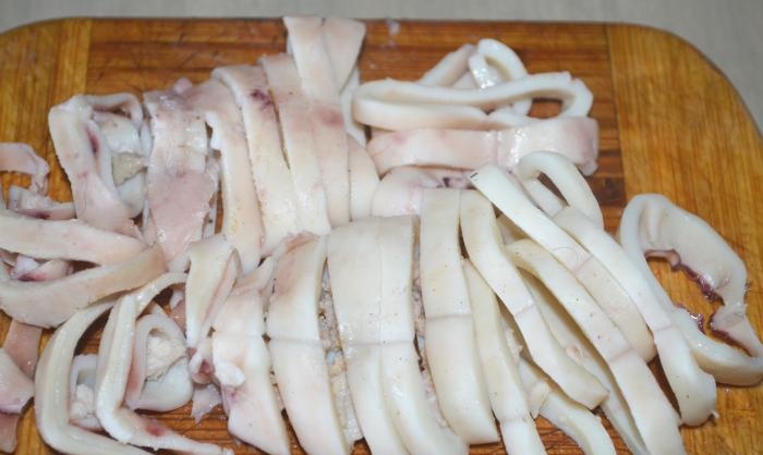 Hvordan rense og koke blekksprut