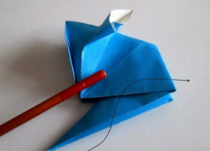 Kā no papīra izgatavot peli