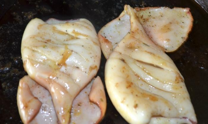 Hvordan steke blekksprut deilig