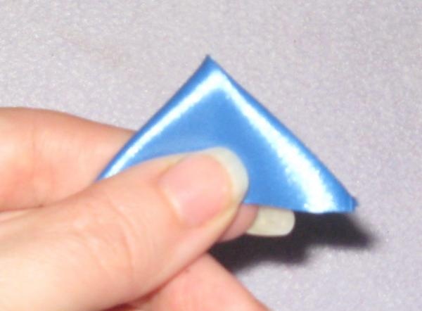 fold diagonalt