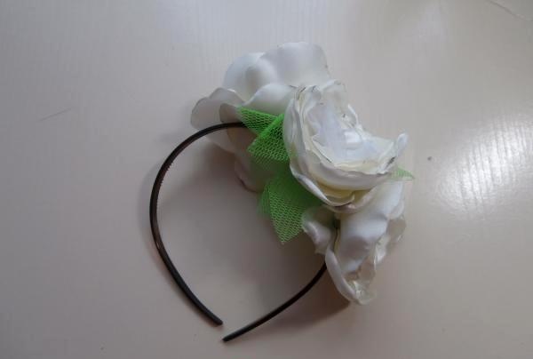 glue or sew to the headband