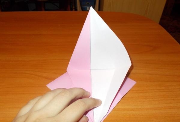 Escargot drôle en origami