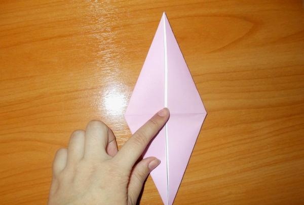 Grappige origami slak