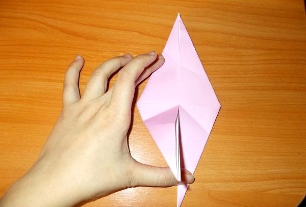 Zabawny ślimak origami
