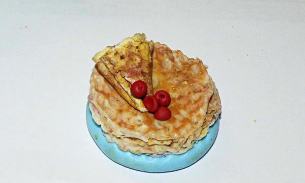 Pfannkuchen aus Fimo