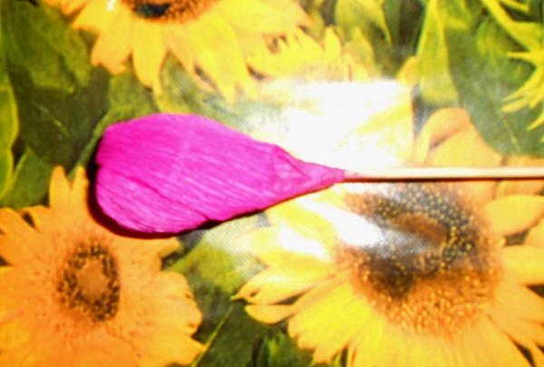 Jarná tulipánová kytica z cukríkov