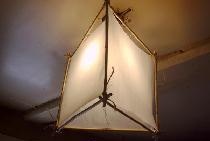 Lightweight hanging lampshade