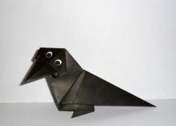 Comment faire un corbeau en papier