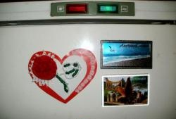 Valentínska pohľadnica - magnet