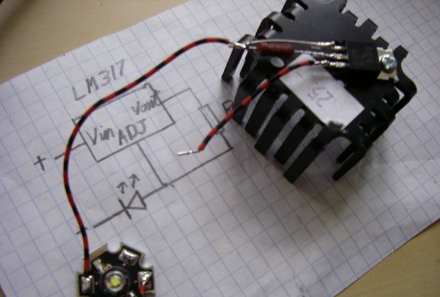 Un controlador senzill per a un LED d'alta potència