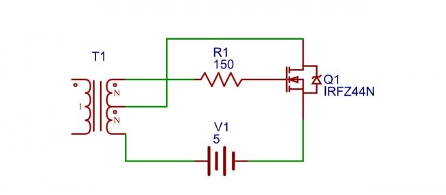 Simple high voltage converter
