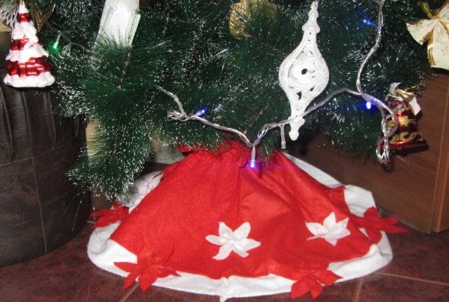 Noel ağacı haçı için pelerin