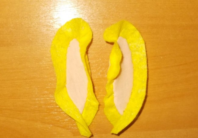 DIY žlutý plyšový králík