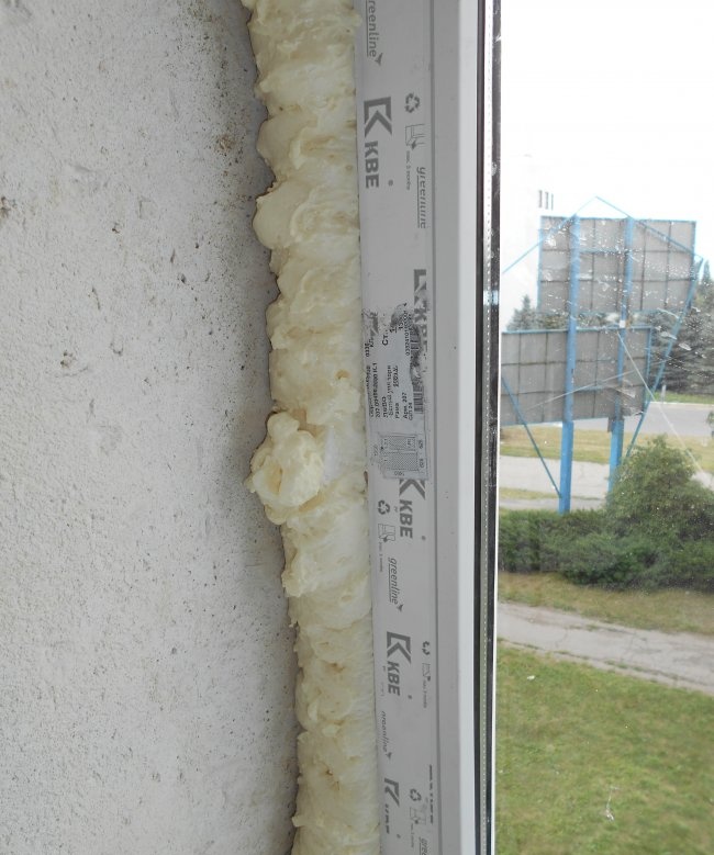Instalación de una ventana de plástico por su cuenta.