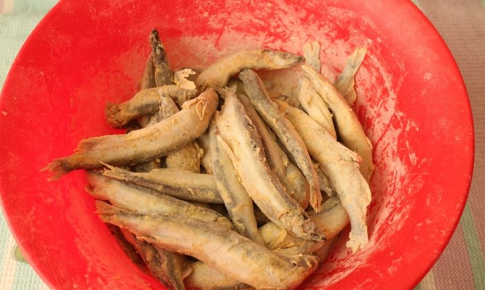 How to quickly prepare a cheap and tasty fish appetizer from capelin