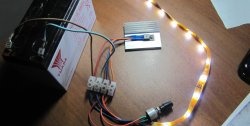 The simplest LED brightness control