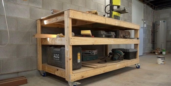 Simple mobile workbench