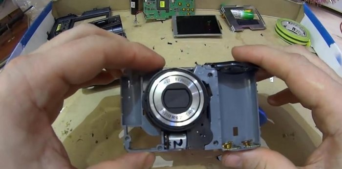 Nachtsichtgerät aus einer alten Kamera